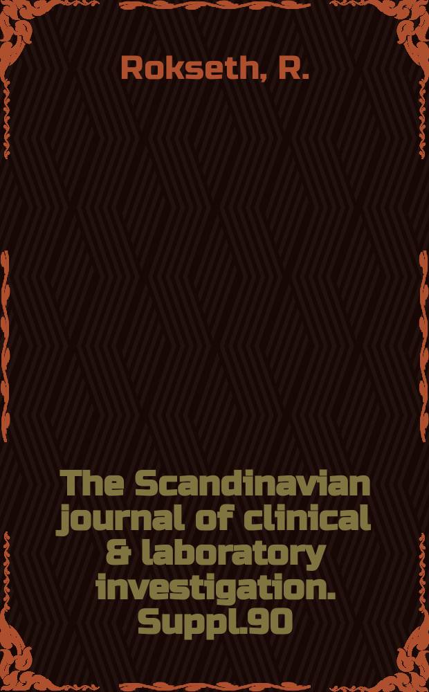 The Scandinavian journal of clinical & laboratory investigation. Suppl.90 : The effect of altered blood carbon dioxide tension and pH on the human pulmonary circulation