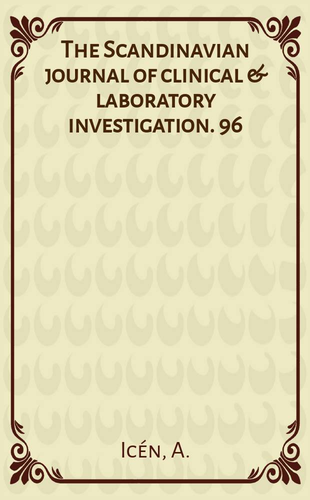 The Scandinavian journal of clinical & laboratory investigation. 96 : Glutathione reductase of human erythrocytes