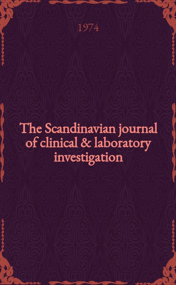 The Scandinavian journal of clinical & laboratory investigation : Quality control of NADH