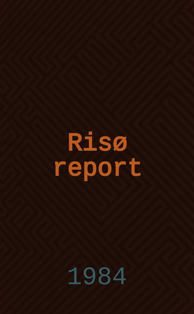 Risø report