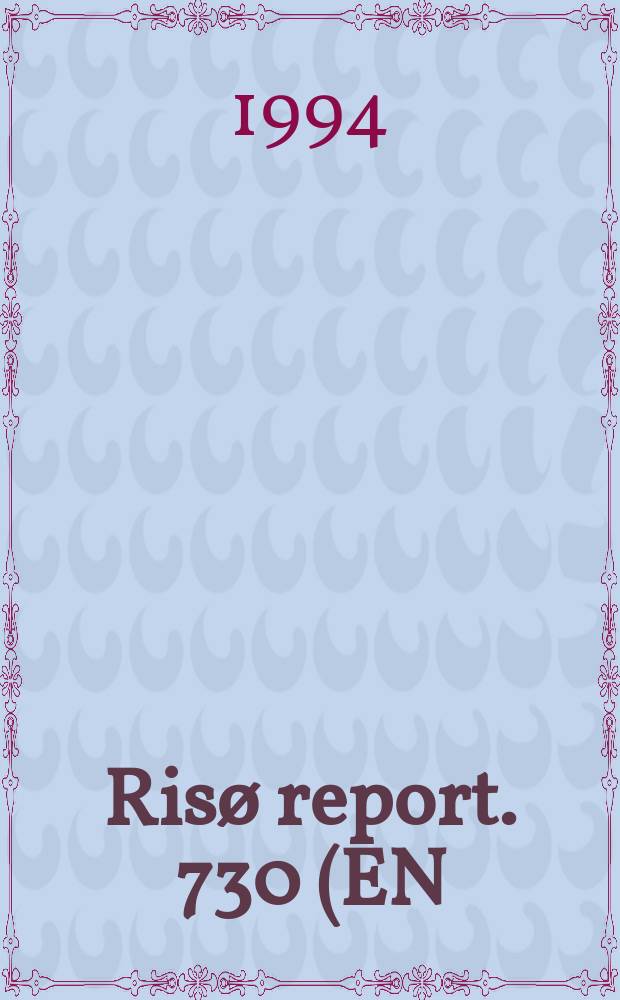 Risø report. 730(EN) : Verification of Design Basis Program
