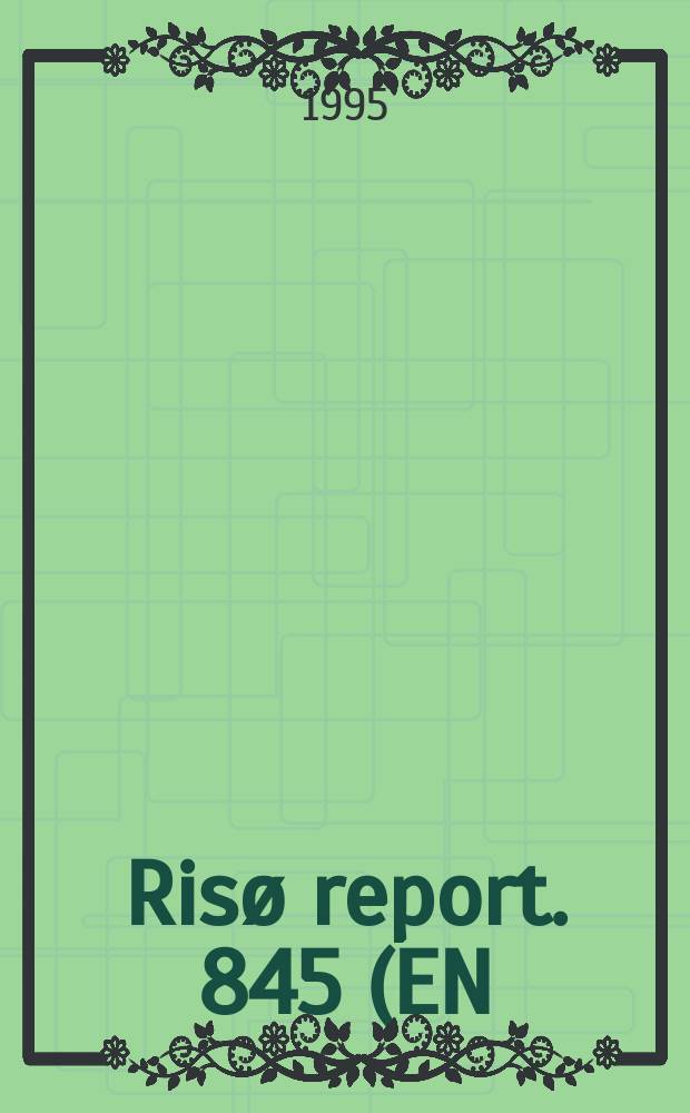 Risø report. 845(EN) : A collection of data from dense ...