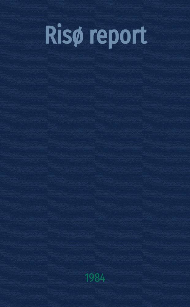 Risø report