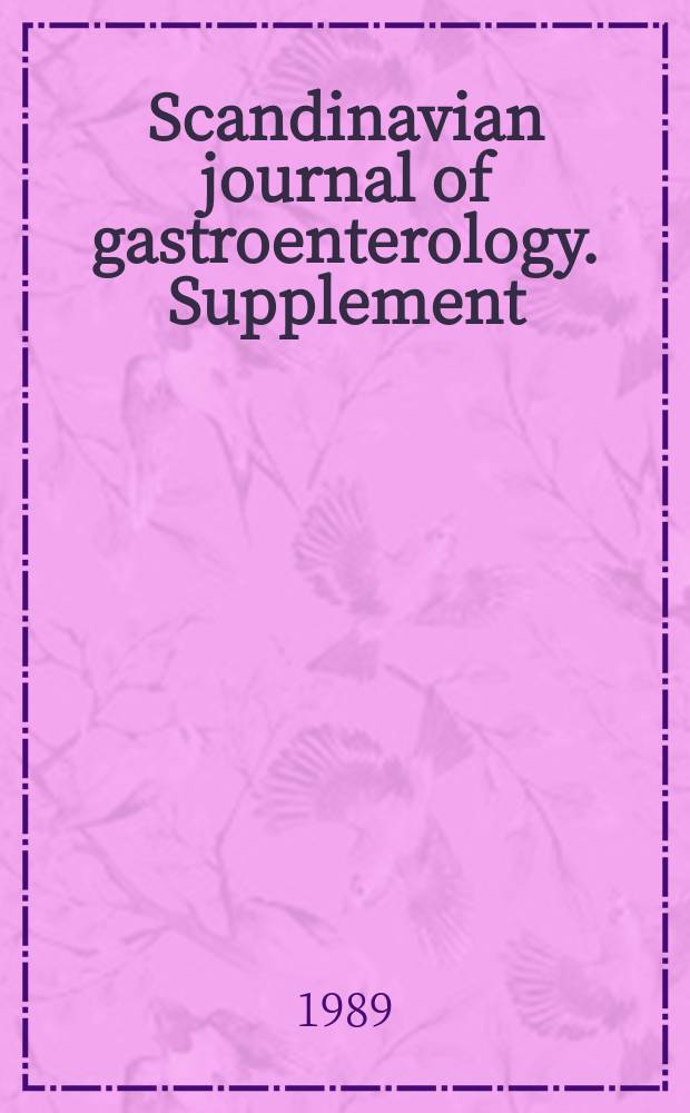 Scandinavian journal of gastroenterology. Supplement : What is new and what is established in inflammatory bowel diseases?