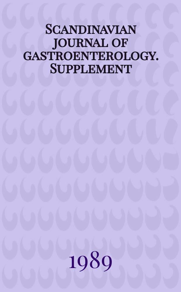 Scandinavian journal of gastroenterology. Supplement : The NSAIDs and the gastrointestinal mucosa