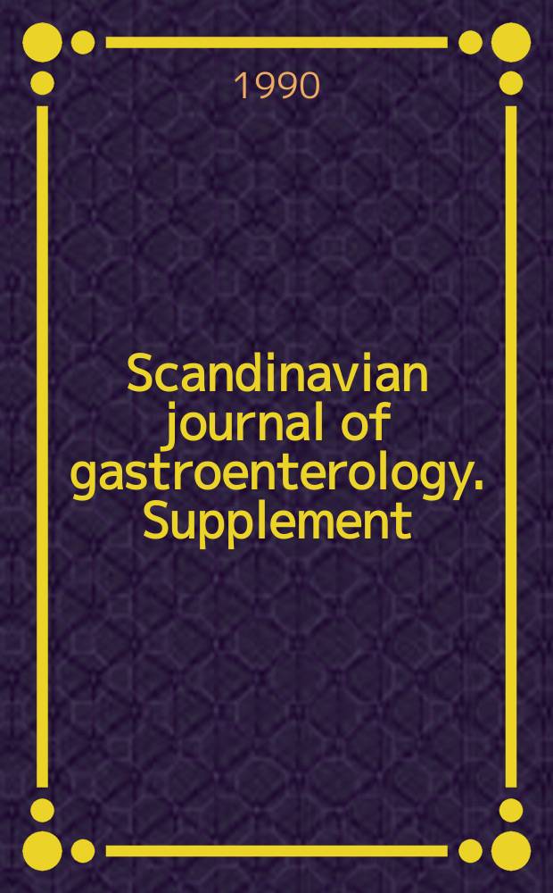 Scandinavian journal of gastroenterology. Supplement : Management of inflammatory bowel disease