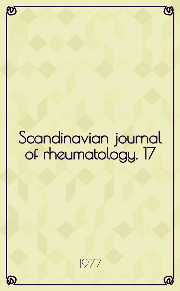 Scandinavian journal of rheumatology. 17 : Double blind, multicenter study of diftalone and indomethacin, in rheumatoid arthritis
