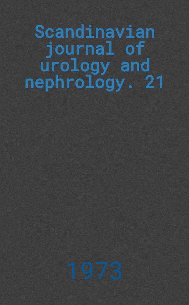 Scandinavian journal of urology and nephrology. 21 : A new high efficiency dialyser