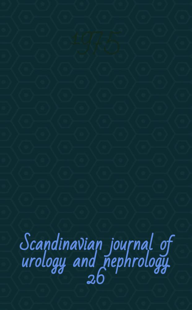 Scandinavian journal of urology and nephrology. 26 : Assessment of proximal tubular dysfunction ...