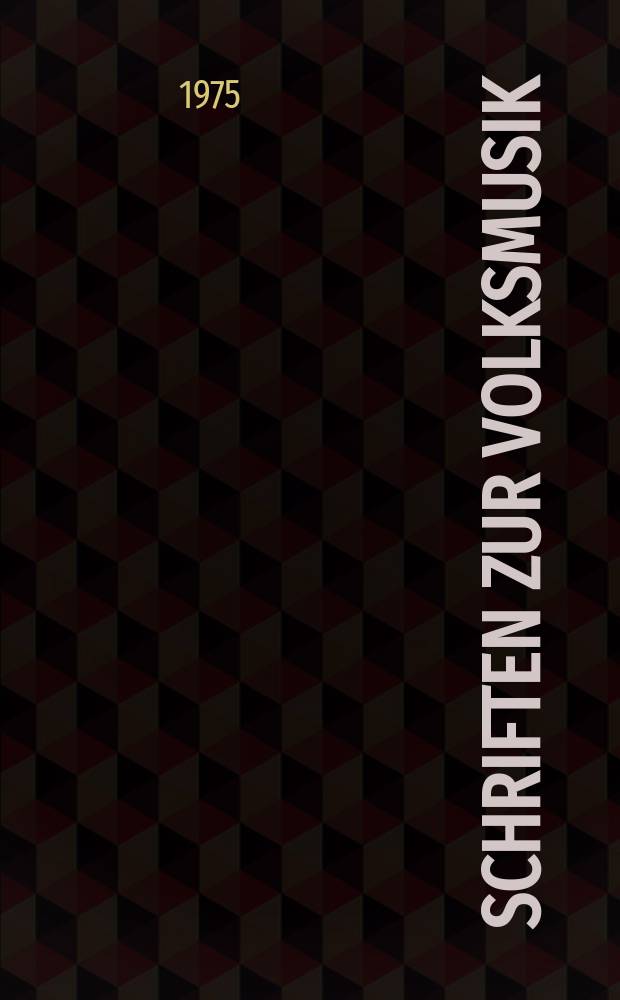 Schriften zur Volksmusik