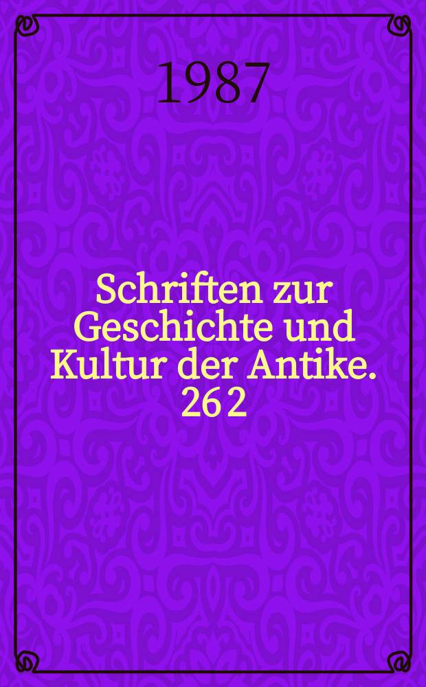Schriften zur Geschichte und Kultur der Antike. 26[2] : Griechisches Münzwerk