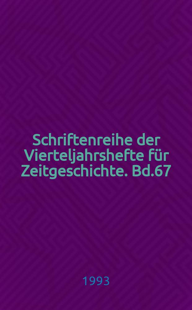 Schriftenreihe der Vierteljahrshefte für Zeitgeschichte. Bd.67 : Spanien nach Franco