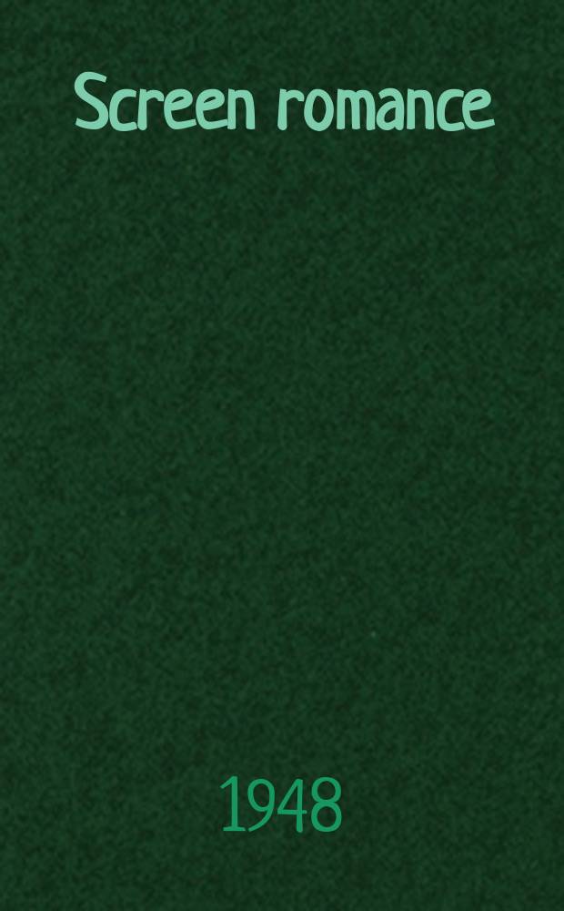 Screen romance