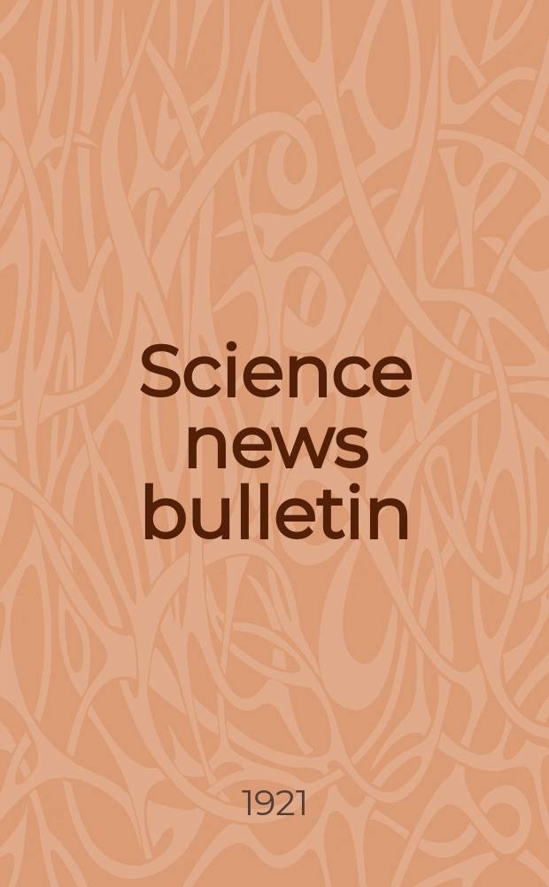 Science news bulletin