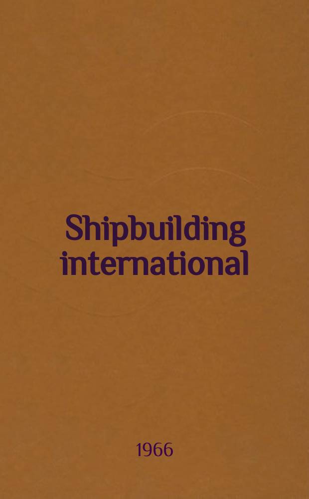 Shipbuilding international
