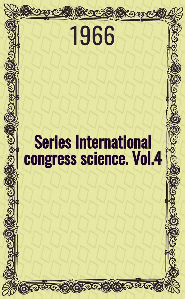 Series International congress science. Vol.4 : Practical guide for users of conference interpreting services