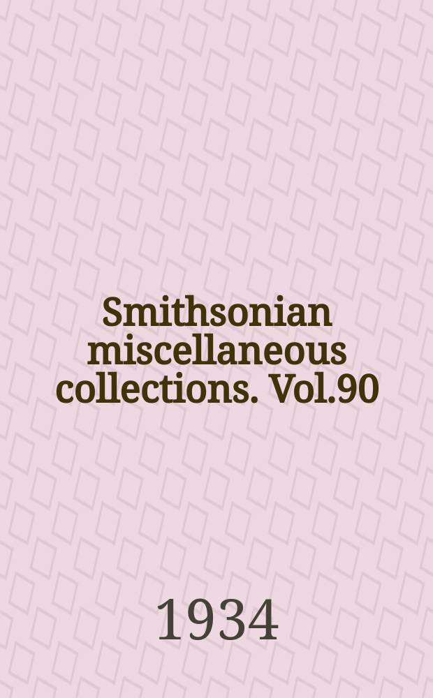 Smithsonian miscellaneous collections. Vol.90 : World weather records ...
