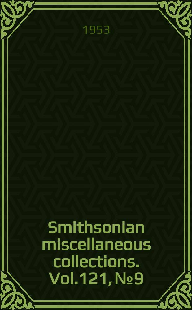 Smithsonian miscellaneous collections. Vol.121, №9 : A new Devonian crinoid from western Maryland