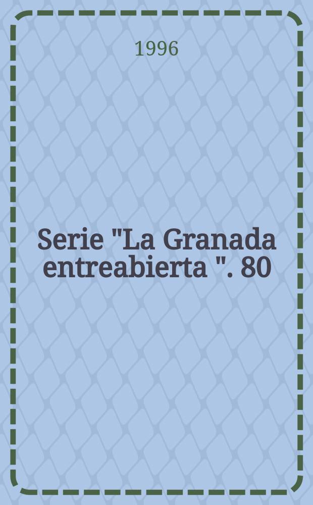 Serie "La Granada entreabierta ". 80 : Creencias de un escéptico