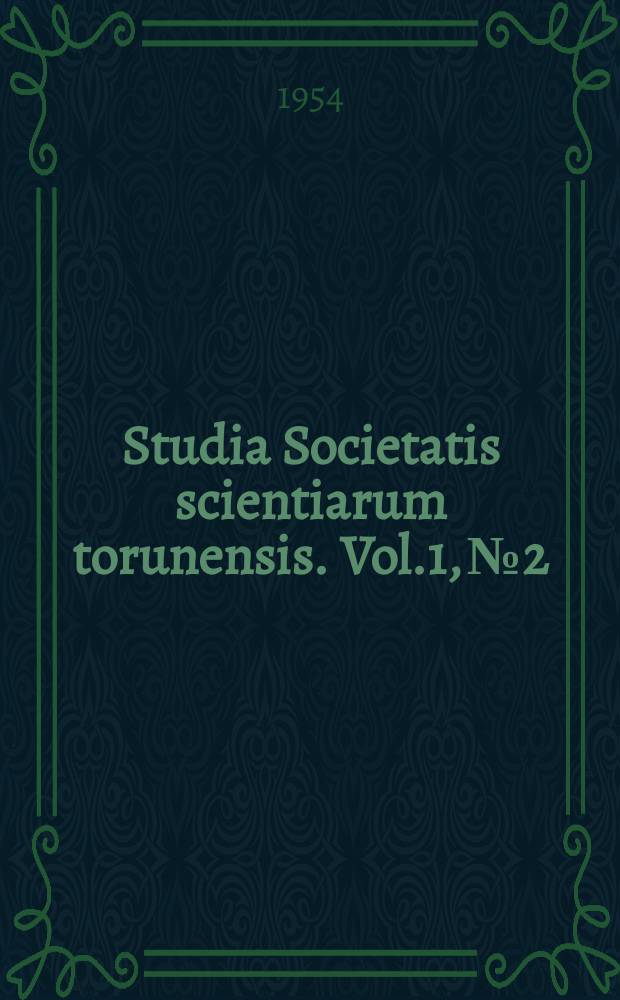 Studia Societatis scientiarum torunensis. Vol.1, №2 : Działanie roztworu kwasu siarkowego w etanolu na d-Δ³ karen
