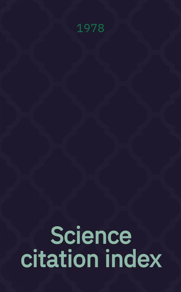 Science citation index : An intern. interdisciplinary index to the literature of science, medicine, agriculture, technology a. the behavioral sciences. 1979, Source index, P.8 : Matu-Z