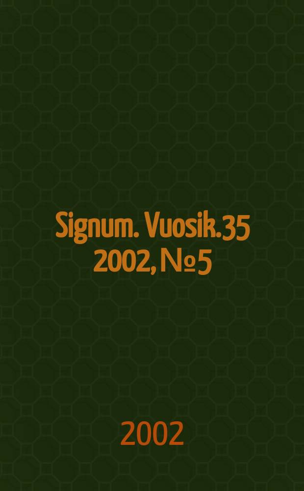 Signum. Vuosik.35 2002, №5