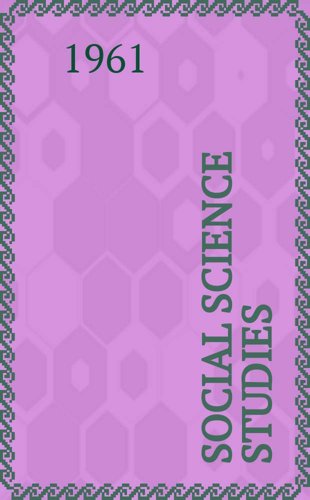 Social science studies : Masks and men in a Melanesian society