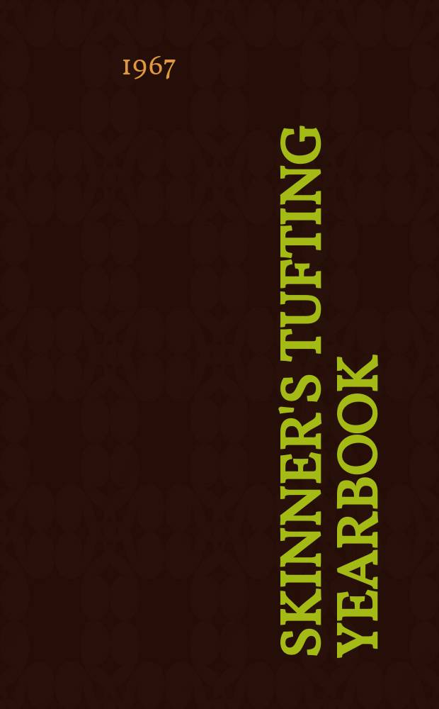 Skinner's tufting yearbook