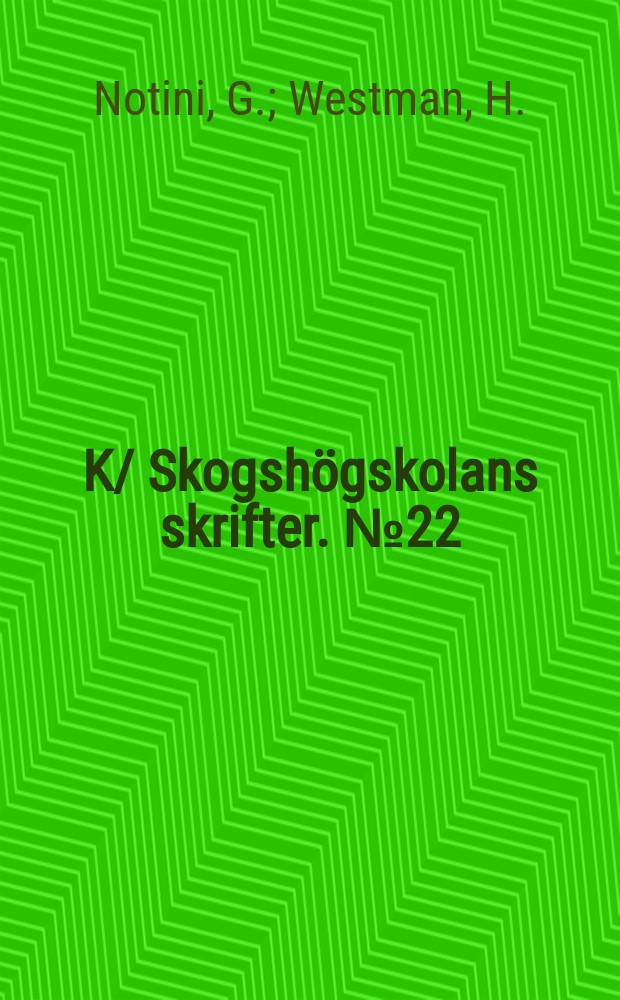K/ Skogshögskolans skrifter. №22 : Sjöfågeliakten längs ostkusten