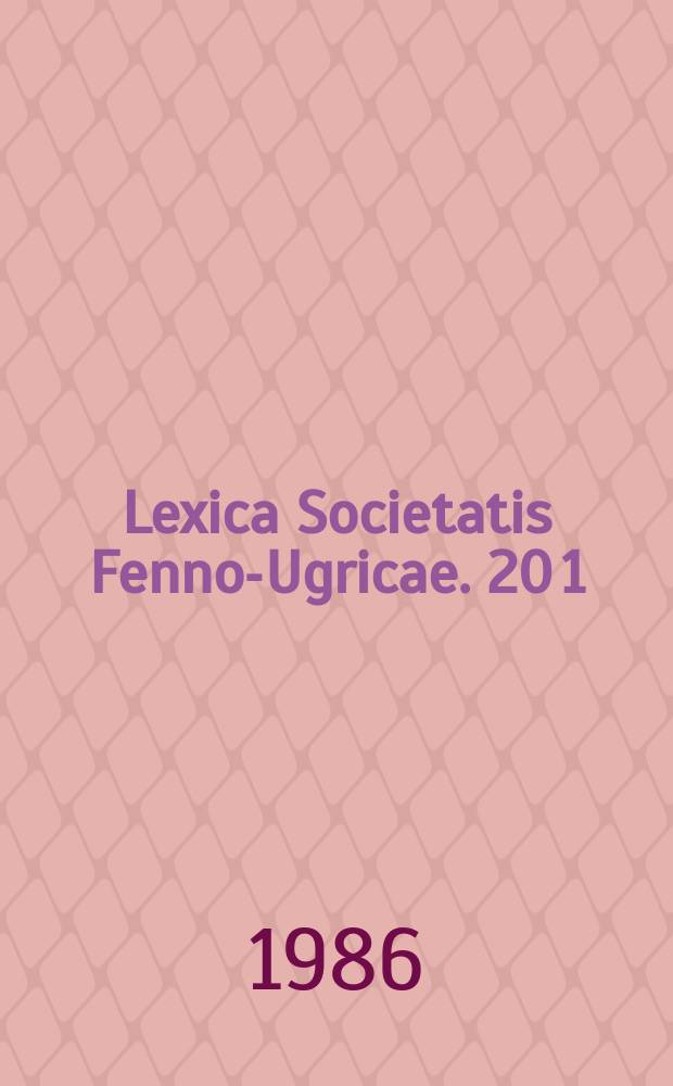 Lexica Societatis Fenno-Ugricae. 20 [1] : Inarilappisches Wörterbuch