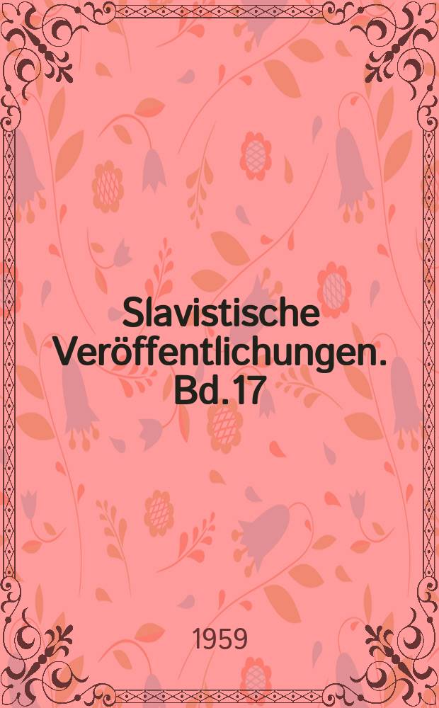 Slavistische Veröffentlichungen. Bd.17 : Der Wortschatz der polnischen Mundart von Sankt Annaberg