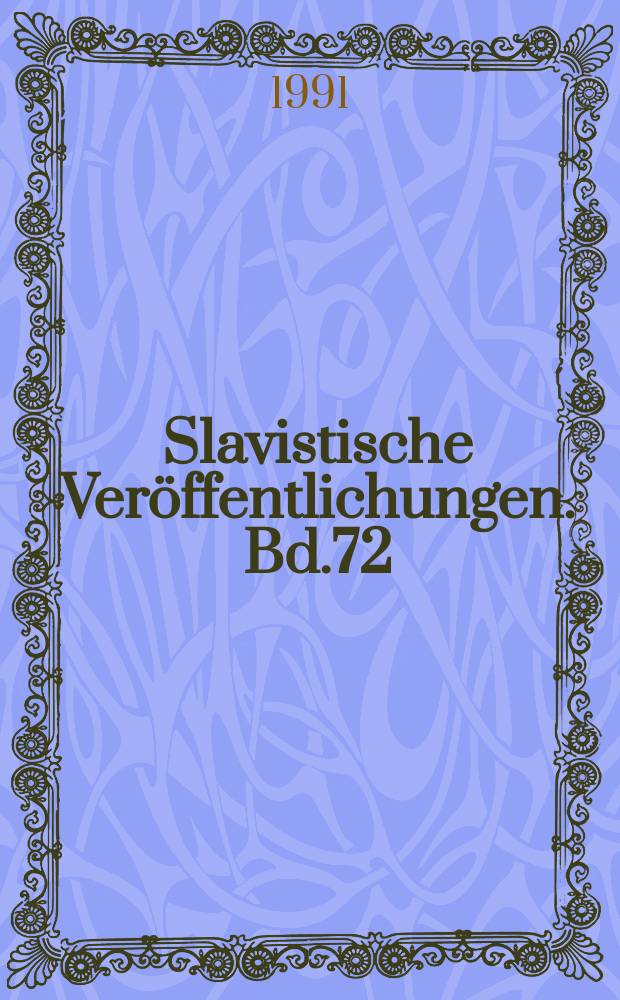 Slavistische Veröffentlichungen. Bd.72 : Linguiatik des Hörens