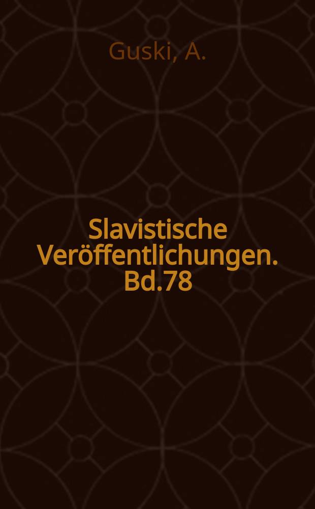 Slavistische Veröffentlichungen. Bd.78 : Literatur und Arbeit