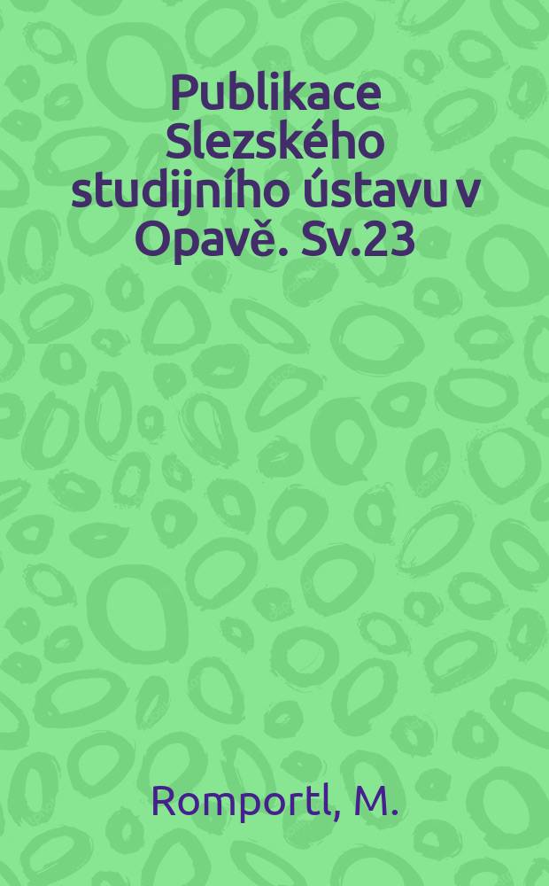 Publikace Slezského studijního ústavu v Opavě. Sv.23 : Zvuková stránka souvislé řeči v nářečích na těšínský
