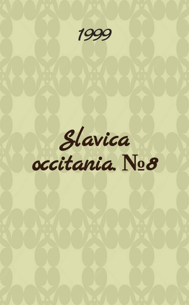 Slavica occitania. №8 : Les Russes et l'Orient