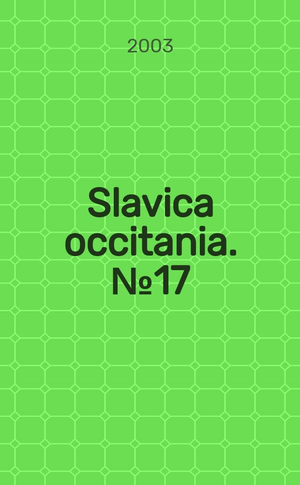 Slavica occitania. №17 : Entre Russie et Europe