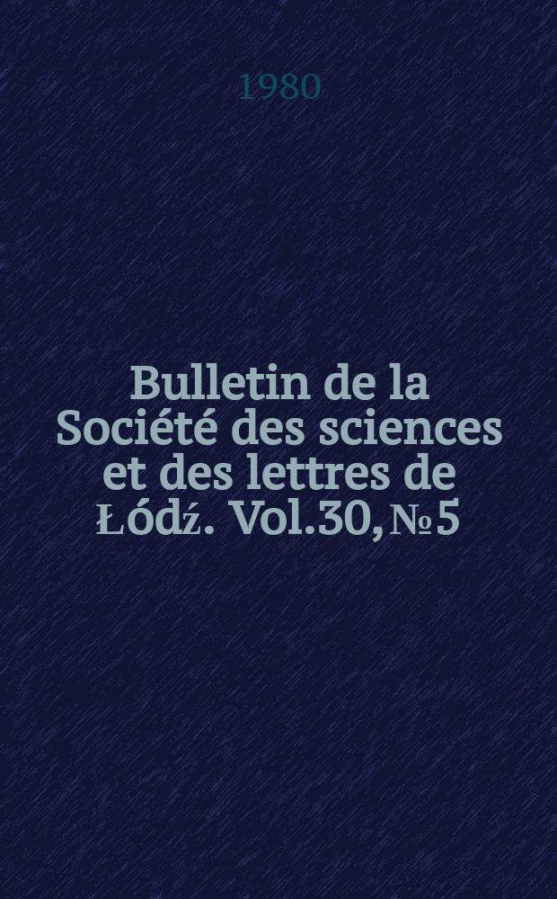 Bulletin de la Société des sciences et des lettres de Łódź. Vol.30, №5 : Some properties of multiple- ...
