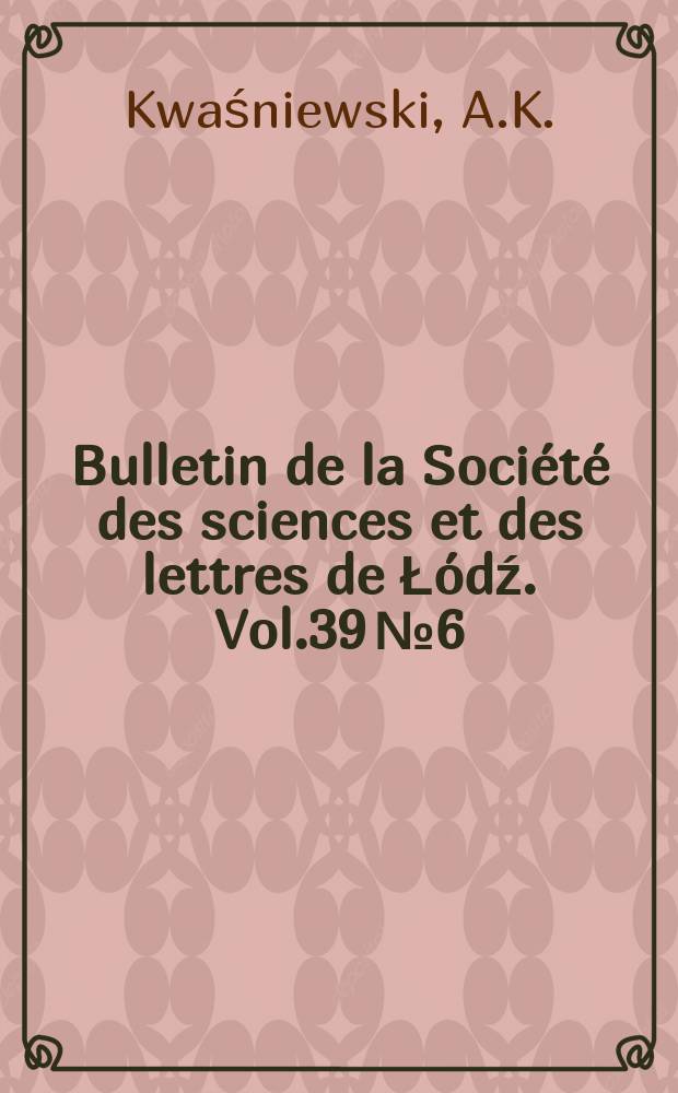 Bulletin de la Société des sciences et des lettres de Łódź. Vol.39 №6 : On graded Lie-like algebras