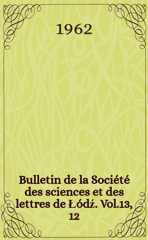 Bulletin de la Société des sciences et des lettres de Łódź. Vol.13, 12 : Sphaeromahookeri Leach (Crustacea, Isopoda) a new species in the fauna of the Polish Baltic Sea coast