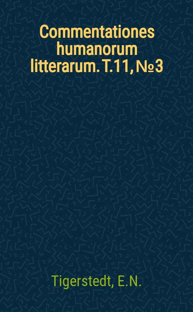 Commentationes humanorum litterarum. T.11, №3 : Studier i Paul Valérys Iankevärld