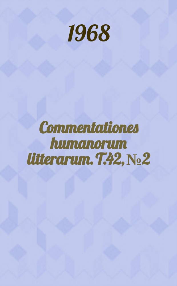 Commentationes humanorum litterarum. T.42, №2 : The &Scaron;rautasūtras of Lātyāyana and Drāhāyana and their commentaries