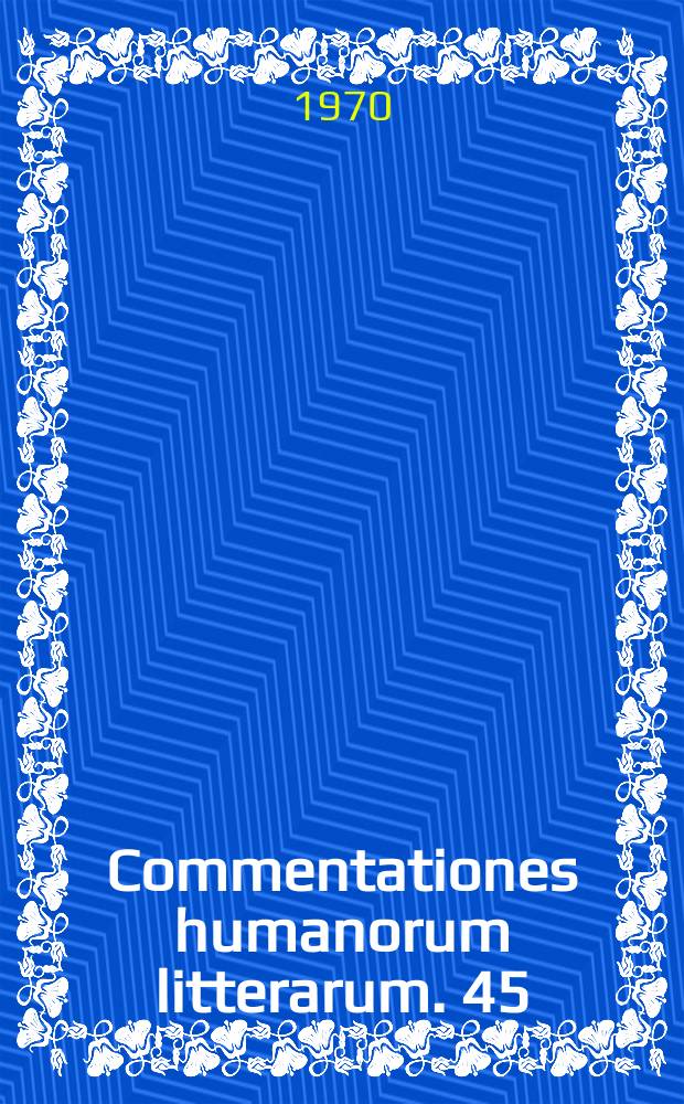 Commentationes humanorum litterarum. 45 : Experimente zur Erklärung der spektralen Variationen deutscher Phonemrealistionen