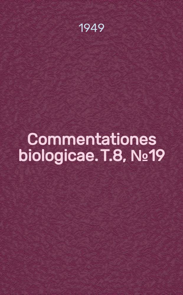 Commentationes biologicae. T.8, №19 : Iter entomologicum et botanicum ad insulas Madeiram et Azores anno 1938 a Richard Frey, Ragnar Storå et Carl Cedercreutz factum
