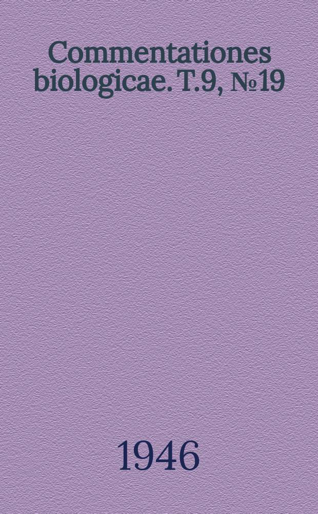 Commentationes biologicae. T.9, №19 : Ueber die Embryonalentwicklung der Lungen des Ziesels (Citellus citellus)