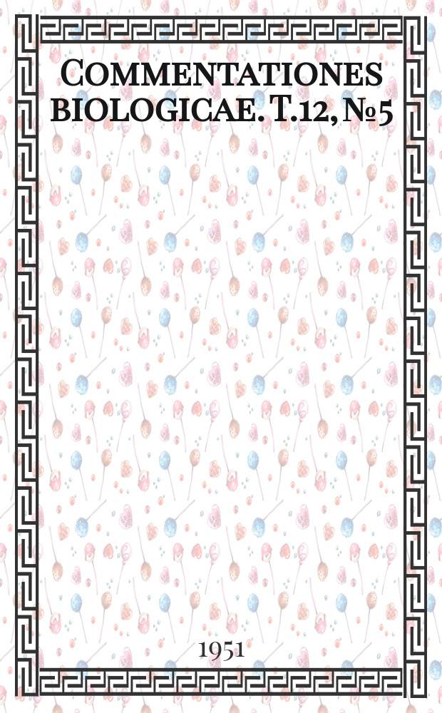 Commentationes biologicae. T.12, №5 : Madagascan species of Rhagovelia Mayr