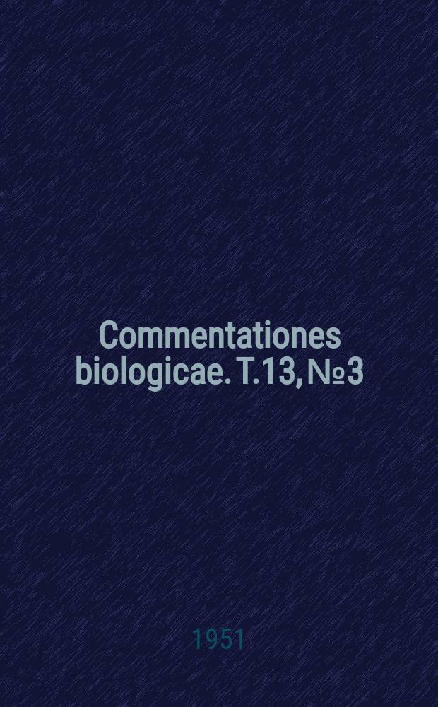 Commentationes biologicae. T.13, №3 : The seasonal fluctuations in the salinity off the coast of Finnland and their biological significance