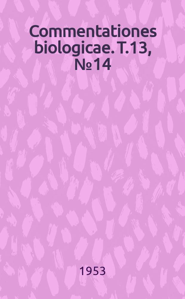 Commentationes biologicae. T.13, №14 : On the insect fauna of Cyprus