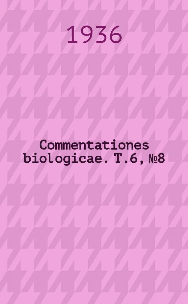 Commentationes biologicae. T.6, №8 : Iter entomologicum ad Insulas Canarienses anno 1931 a Richard Frey et Ragnar Storå factum