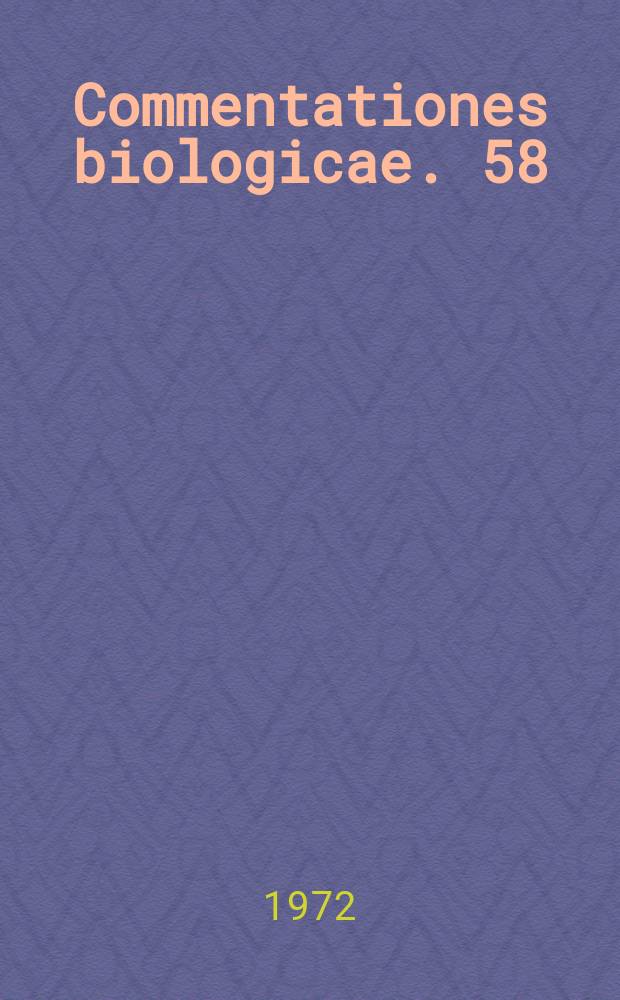 Commentationes biologicae. 58 : Pathogenic effects of a diphyllobothriid plerocercoid