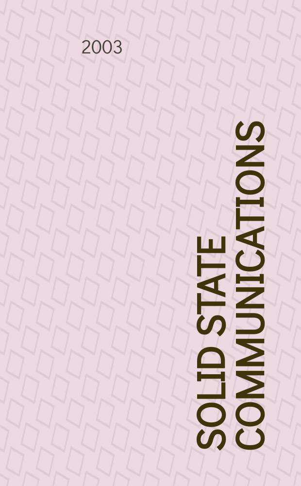 Solid state communications : An international journal. Vol.127, №2 : Quantum phases at the nano- scale